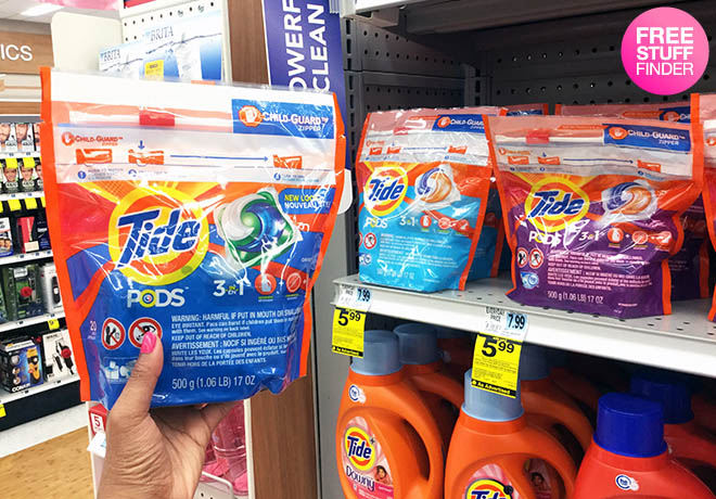 Tide Pods 20-Count JUST $2.99 at Rite Aid (Regularly $8) - Print Coupon Now!