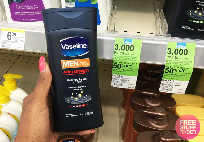 Walgreens: Vaseline Men's Lotion ONLY $1.62 Per Bottle at Walgreens (Reg $4.49)