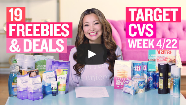 VIDEO: 19 Deals & Freebies at Target & CVS This Week (4/22 – 4/28)