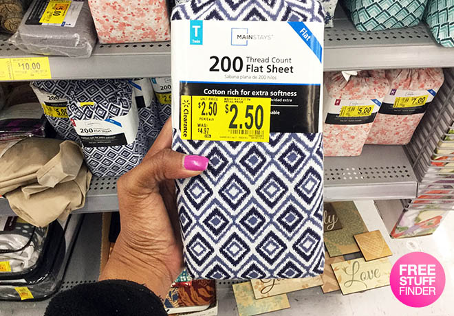 Walmart Clearance Finds: Bed Sheets, Sets & Comforters Starting at ONLY $2.50