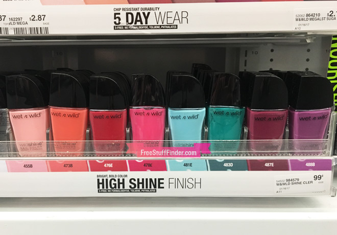 Wet n Wild Nail Color Only 24¢ at CVS - Regularly 99¢