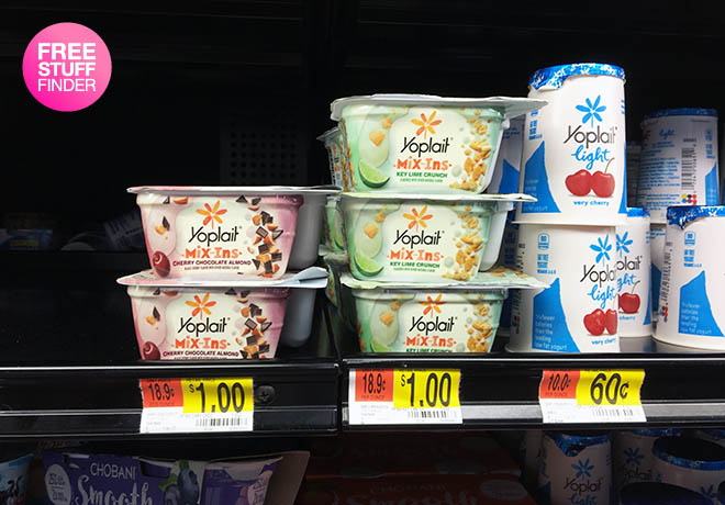 FREE Yoplait Yogurt Mix-Ins Pack at Walmart + 25¢ Moneymaker - Print Coupon Now!