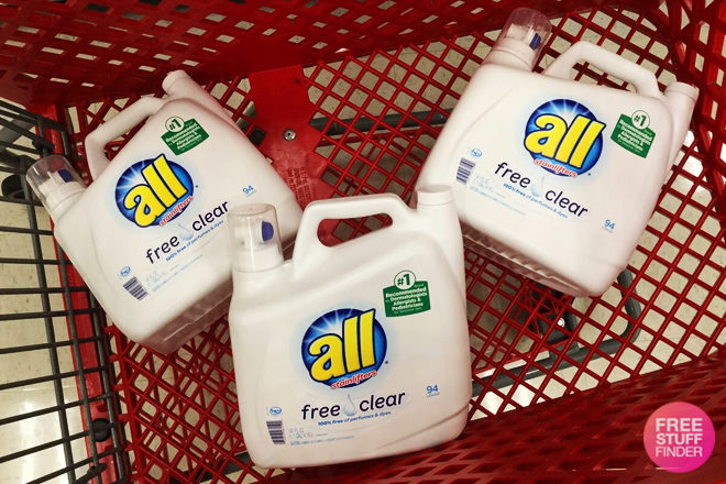 All Liquid Laundry Detergent 94-Loads at Target Only $5.66 (JUST 6¢ Per Load)