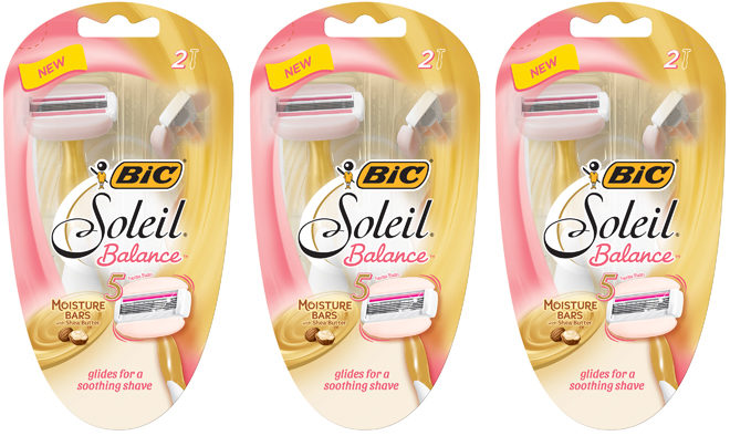 *NEW* $4 Off one BIC Soleil Balance Razor Coupon (JUST $1.97 at Walmart)