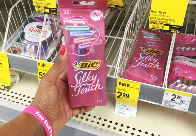 BIC Silky Touch Razors 10-ct Just 99¢ at Walgreens (Reg $4) - In-Store & Online!