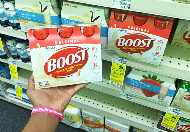 Boost Nutrition Drink 6-Pack JUST $1.69 at CVS (Regularly $9.59)