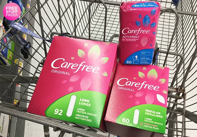 *HOT* Carefree Pantiliners Just $1.68 + FREE $5 Walmart eGift Card (FREE After Gift Card!)