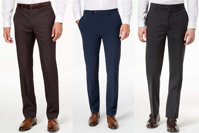 Calvin Klein Men’s Dress Pants JUST $29 at Macy's - Regularly $95 (Today Only!)