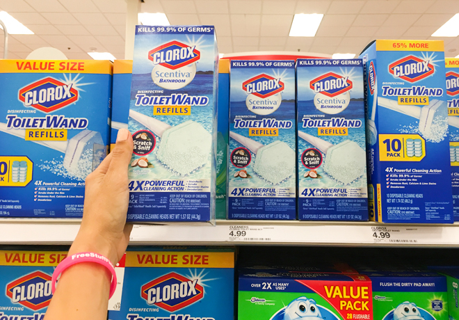 Target: Clorox Scentiva Toilet Wand Refills & Mr Clean Magic Eraser Pads JUST $1.99 each!