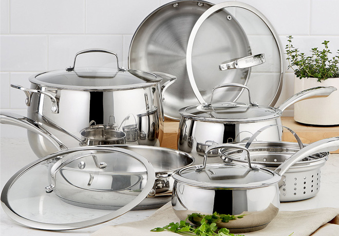 *HOT* Stainless Steel 11-Piece Cookware Set Only $99.99 + FREE Shipping (Reg $300)