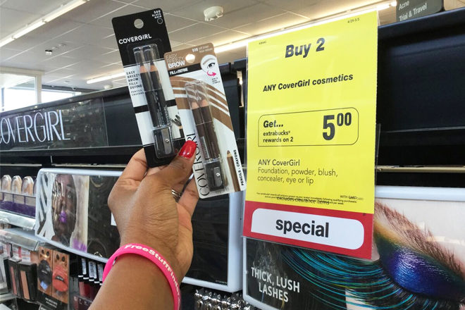 TWO FREE CoverGirl Brow Pencil 2-Pack at CVS + 2¢ Moneymaker - Just Use Your Phone