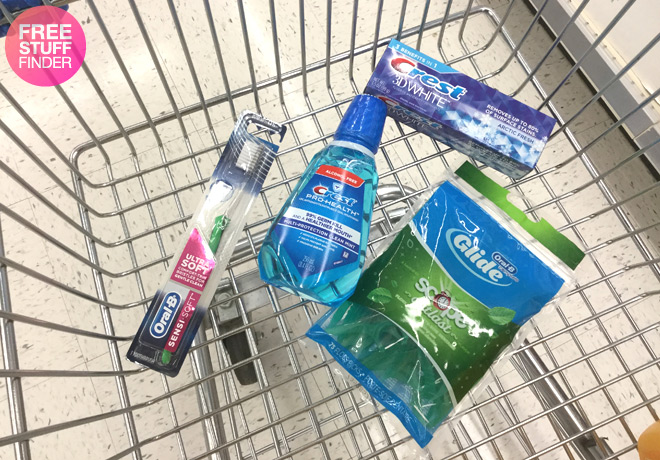 Crest Mouthwash, Toothpaste, Oral-B Toothbrush & Floss, 74¢ Each at Walgreens