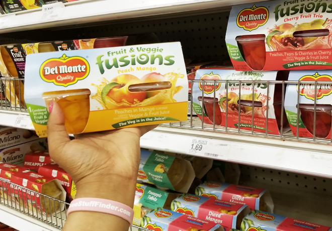 Del Monte Fruit Cups 4-ct Only 94¢ Each at Target (Reg $1.69) - Just 24¢ per Cup!