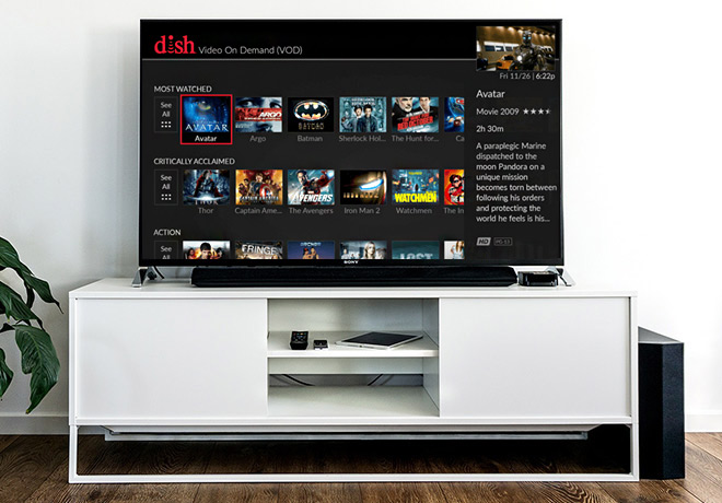 Save $840 on TV with Dish Network + Get FREE $50 Gift Card & FREE Movie Channels