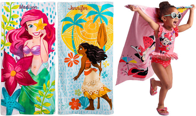 Disney Personalized Beach Towels ONLY $11 (Regularly $23) - Today Only!