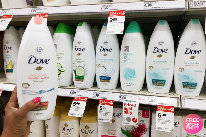 Dove Body Wash Just $2.24 at Target (Regularly $6) - Today Only!