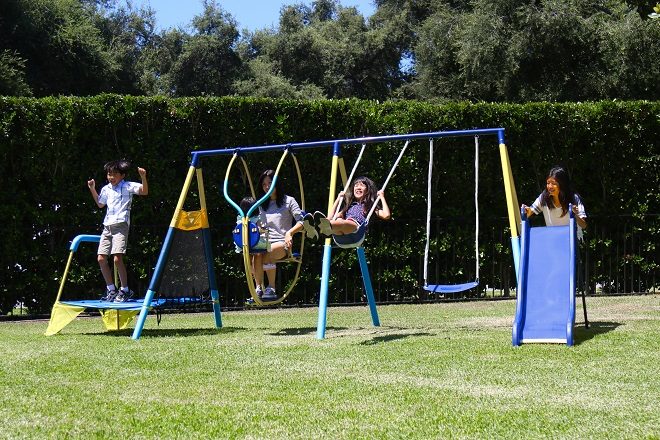 Sportspower Ridgewood Me & My Toddler Metal Swing Set ONLY $169 + FREE Shipping