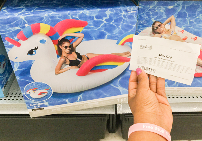 Fun Pool Floats Starting at ONLY $3 at Michaels (In-Store & Online) - Today Only!