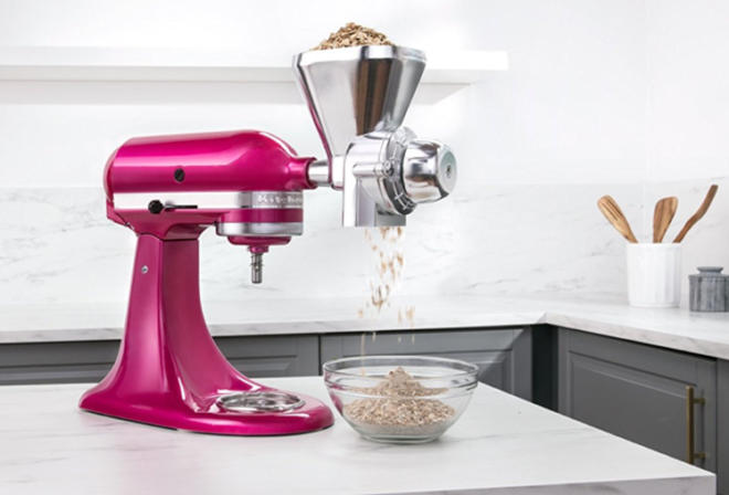 KitchenAid All Metal Grain Mill Attachment Only $69.93 (Reg $150) + FREE Shipping