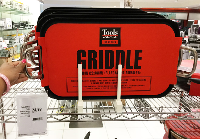 Tools of the Trade Double Burner Griddle for Only $14.99 (Regularly $50) at Macy's