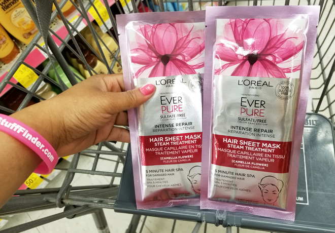 L'Oreal Hair Sheet Masks for JUST $0.39 at Walgreens (Regularly $4.49)