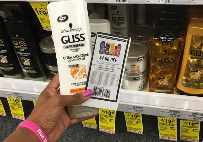 *HOT* Schwarzkopf Gliss Hair Care ONLY $1 Each at CVS (Regularly $6.79)