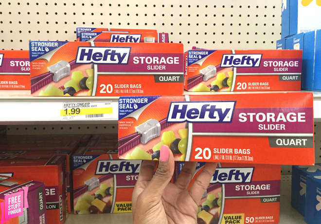 99¢ Hefty Slider Bags at Target - Reg $2!