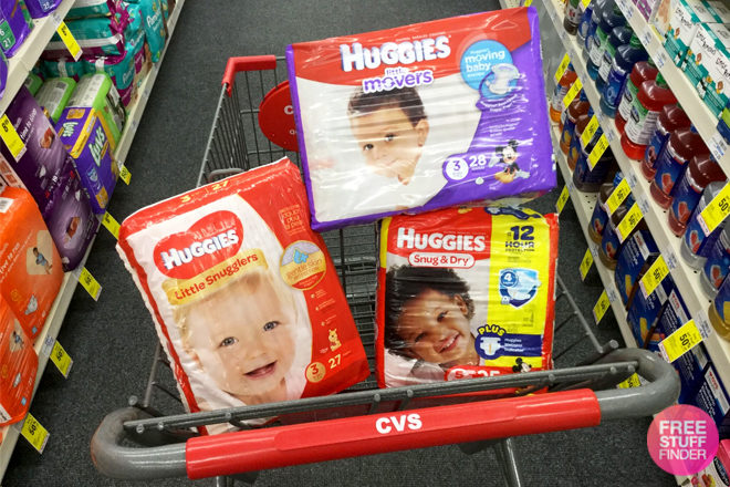 Huggies Diapers for JUST $4.66 each at CVS Regularly $12.79