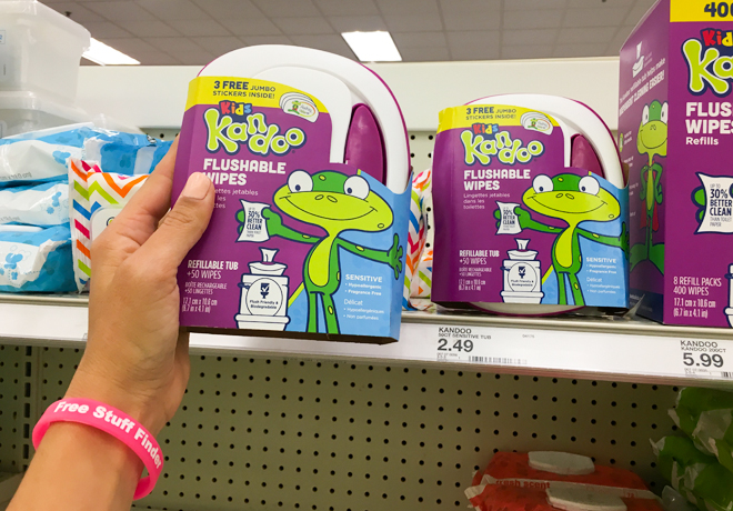 Target: Kandoo Kids Flushable Wipes 50-Pack ONLY 99¢ (Reg $2.49) - Just Use Your Phone!