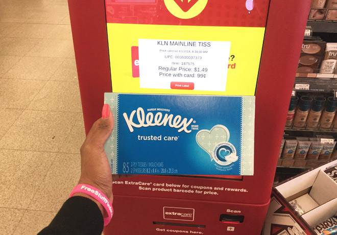 *HOT* Kleenex Facial Tissue Boxes, Only 74¢ at CVS – Regularly $1.49