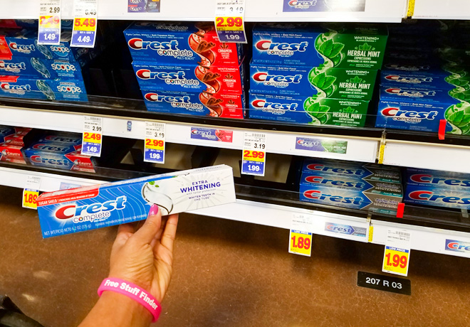 FREE Crest Toothpaste and Only 49¢ Secret or Old Spice Deodorant at Kroger