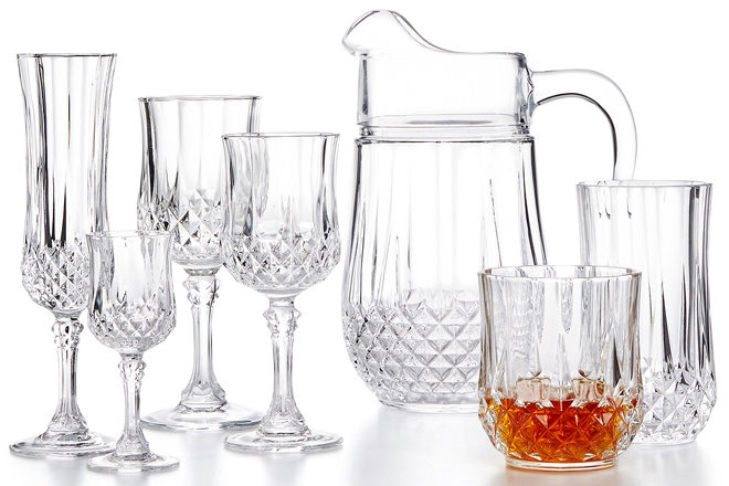 Longchamp Cristal D'Arques 4-Piece Glass Sets at Macy's Just $10 (Regularly $30)