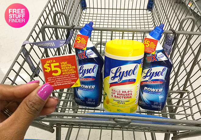 Lysol Wipes & Toilet Bowl Cleaners JUST 57¢ at Walmart (Regularly $3.67)