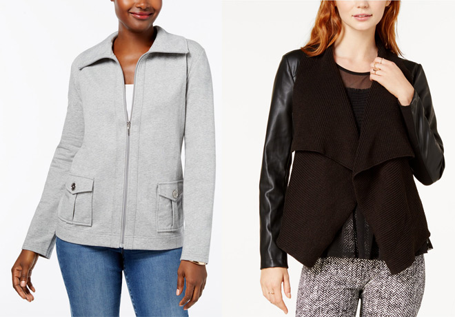 Macy's: Up to 80% Off Women’s Jackets & Vests - Starting at ONLY $12.73!