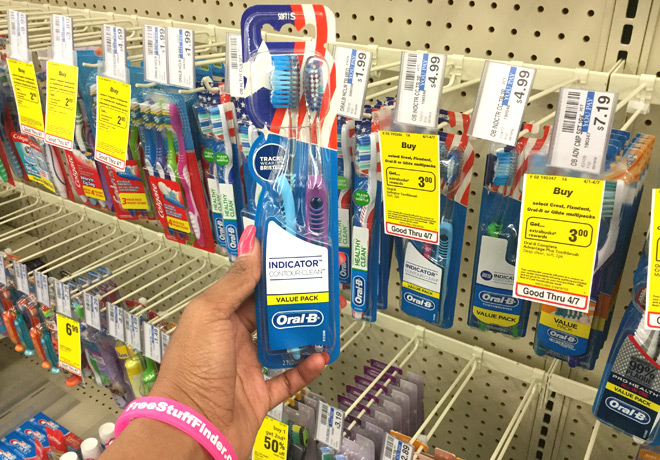 *HOT* 99¢ Oral-B Indicator Toothbrush 2-Pack at CVS - That's 50¢ per Toothbrush!