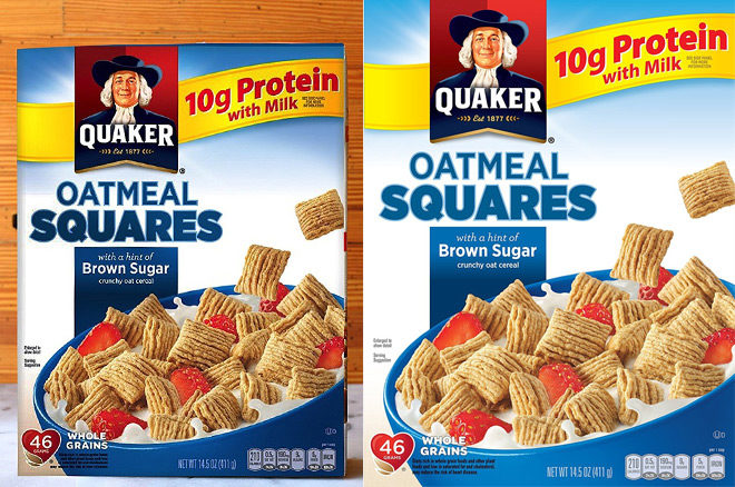 Amazon Prime: Quaker Oatmeal Squares ONLY $1.75 per Box + FREE Shipping