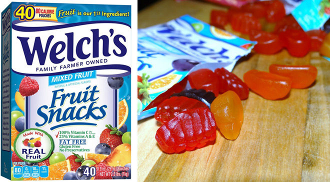 Amazon: Welch's Fruit Snacks 40-Count ONLY $6.55 + FREE Shipping (16¢ per Snack!)