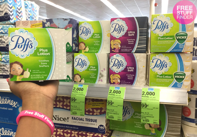 *HOT* Puffs Facial Tissue ONLY 49¢ at Walgreens - Regularly $1.79