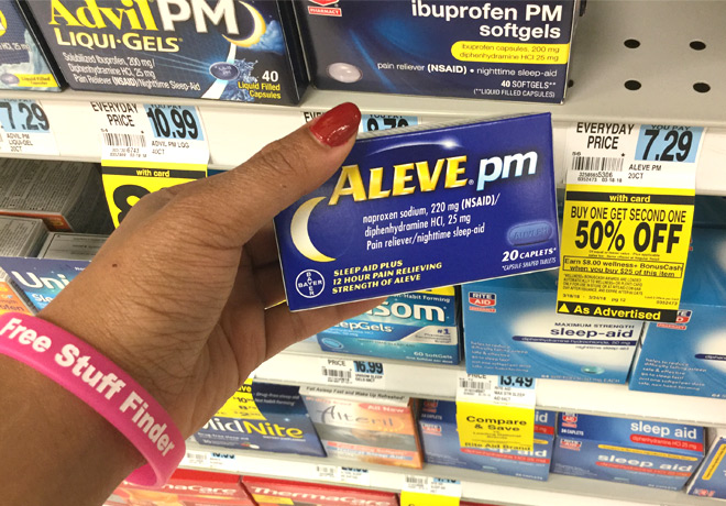 Aleve PM 20-Count ONLY $1.81 at Rite Aid - $10.50 in Pain Relief Coupons (Print Now!)