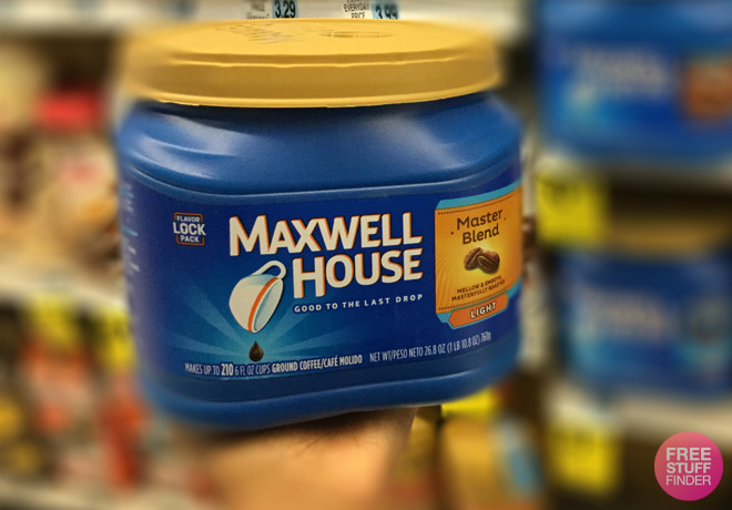 Amazon: Maxwell House Ground Coffee (26.8 oz) Only $4.99 + FREE Shipping