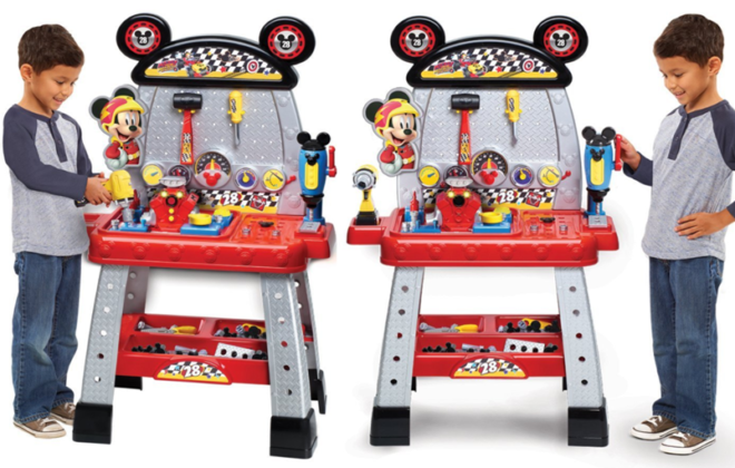 Disney Junior Mickey's Pit Crew Workbench ONLY $28 + FREE Store Pickup (Regular $79)