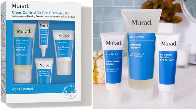 Murad Acne Control 30-Day Kit Just $27 Regulary $39 at Sephora