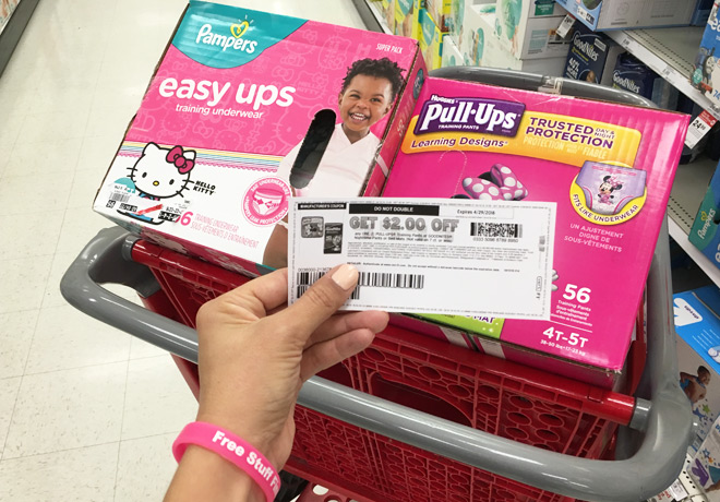 Huggies Pull-Ups & Pamper Easy-Ups Training Pants Only $14.99 at Target (Reg $25)