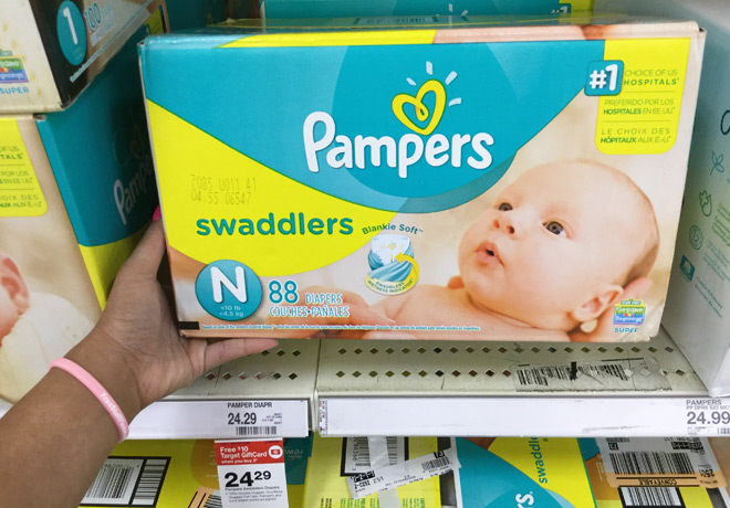 Pampers Super Pack Diapers Just $16.29 at Target (Reg $24.29) - Using Just Your Phone!