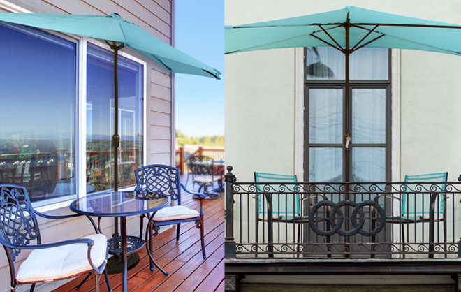 Half Round Patio Umbrella Just $21.99 + FREE Pickup from Walmart (Regularly $49)