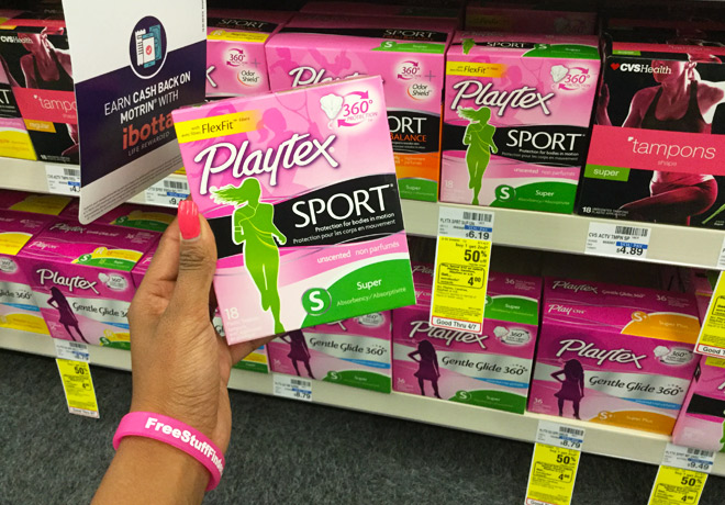 *HOT* Playtex Sport Compact Tampons 18ct ONLY $2.64 at CVS – Regularly $6