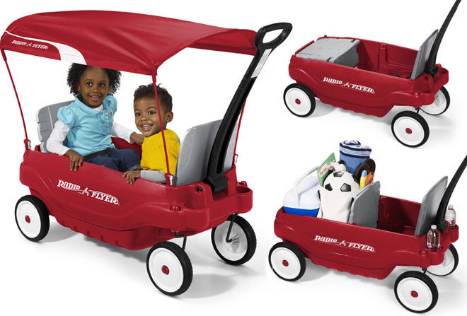 Radio Flyer Deluxe Family Canopy Wagon Just $89 + FREE Shipping (Reg $129)
