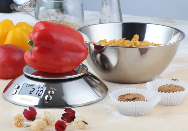 Amazon: Stainless Steel Digital Kitchen Scale with Bowl Only $14.44 (Great Reviews!)