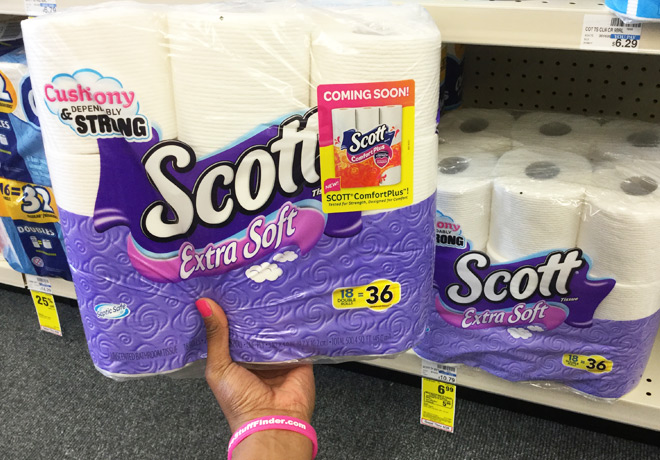 Scott Bath Tissue 18-Pack Only $4.62 Each at CVS (Regularly $10.79) - Just 26¢ per Roll!