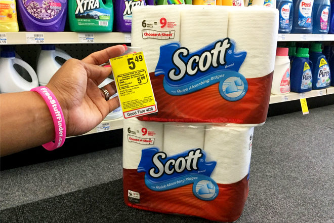 Scott Paper Towels JUST $3.49 at CVS Regularly $7.29 (Only 58¢ per roll!)